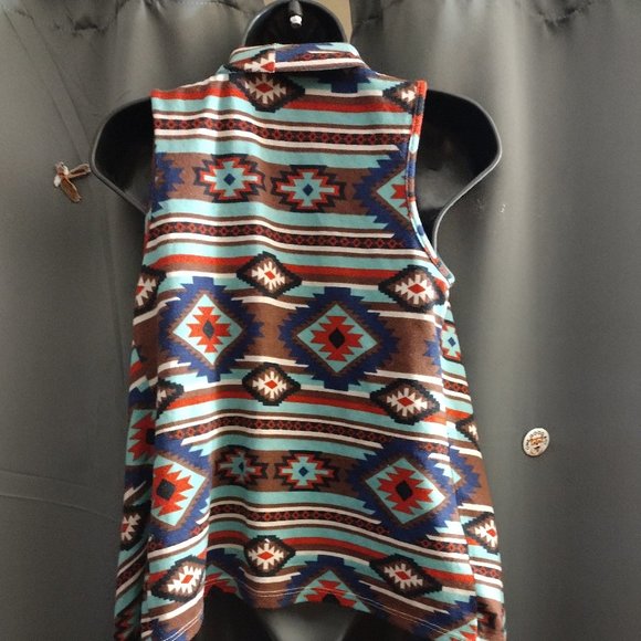 Ambience Apparel Sleeveless Poncho Top Size M - Picture 6 of 8